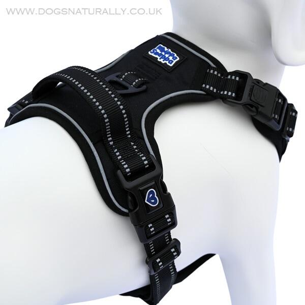 Whippa Snappa Black Tick & Flea Repelling Dog Harness
