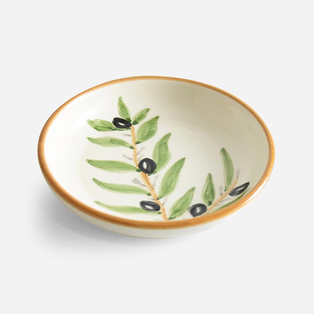 Olive Print Small Dish