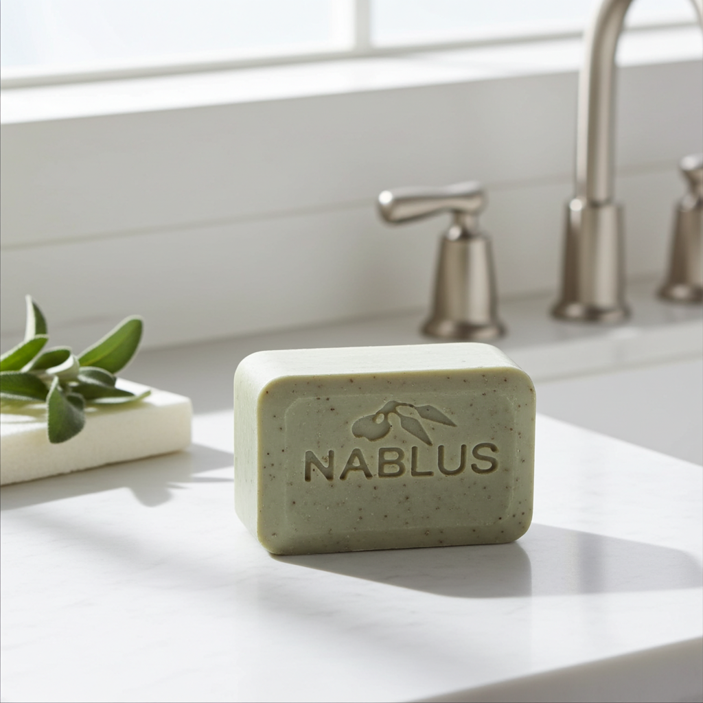 Zaytoun Olive Oil Sage Soap lifestyle