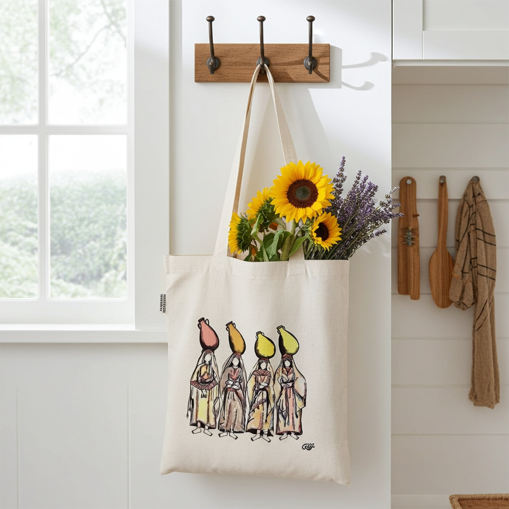 Palestinian Women Tote Bag lifestyle