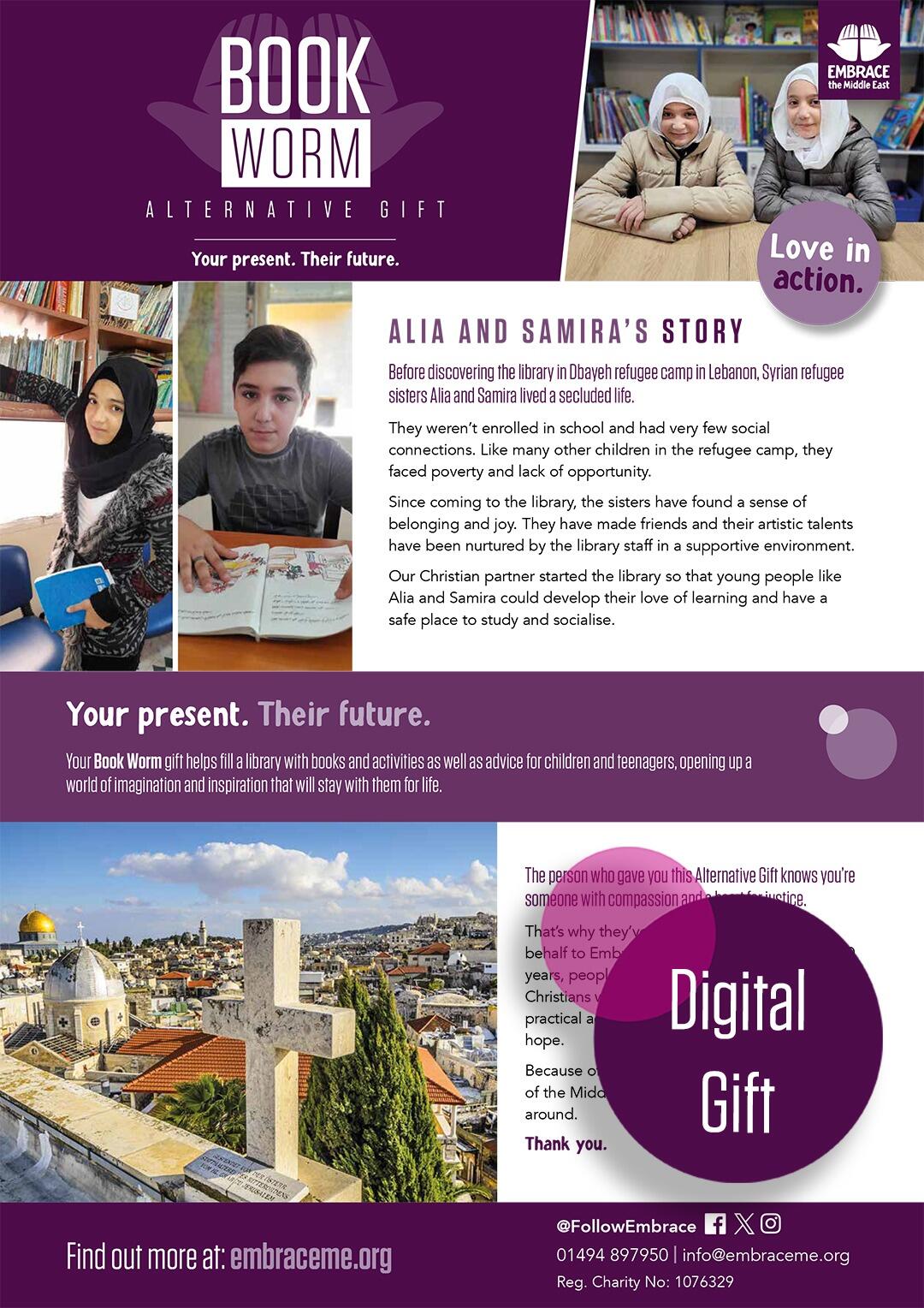 Embrace the Middle East - Digital Alternative Gift - Book Worm
