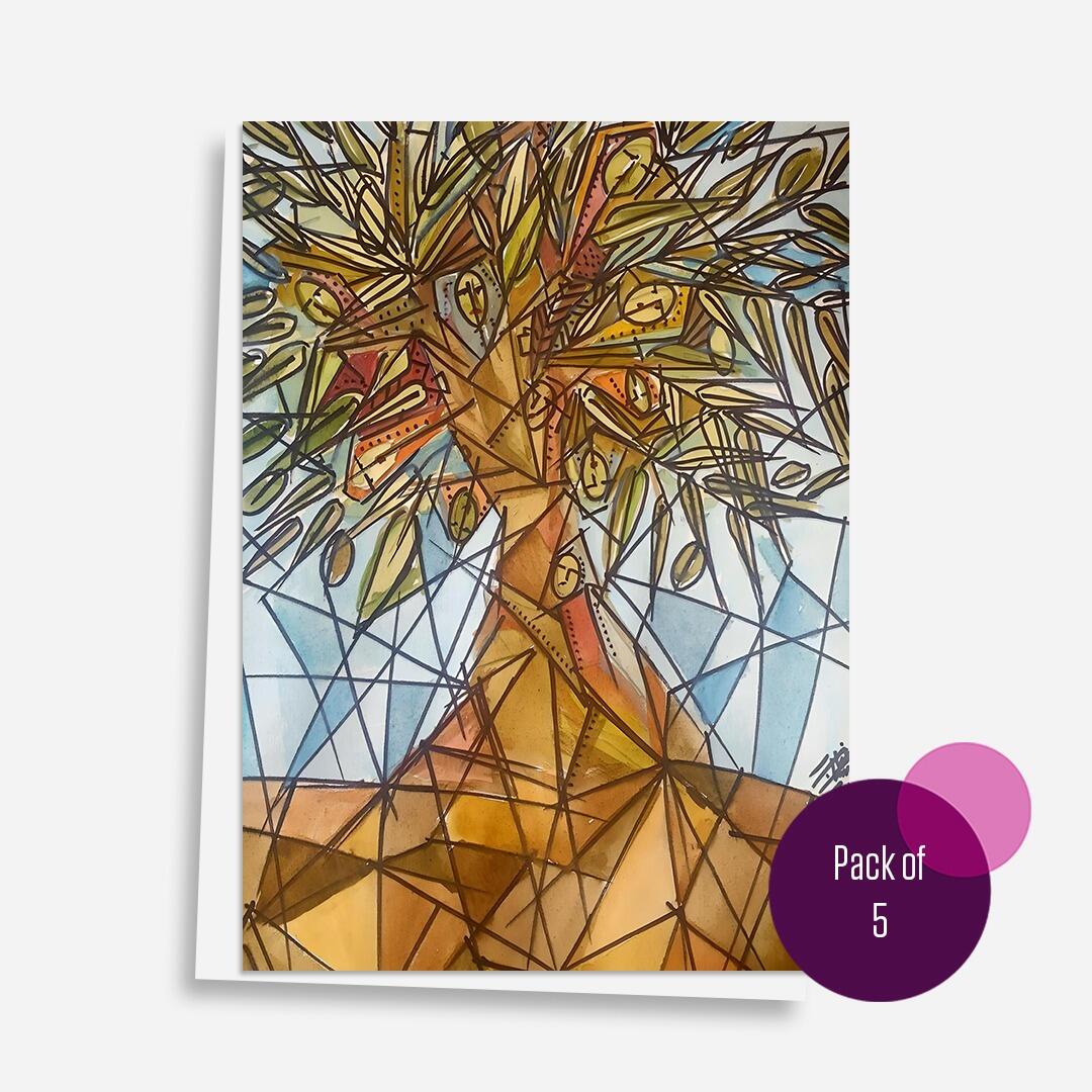 Embrace the Middle East - Notecards - Palestinian Olive Tree