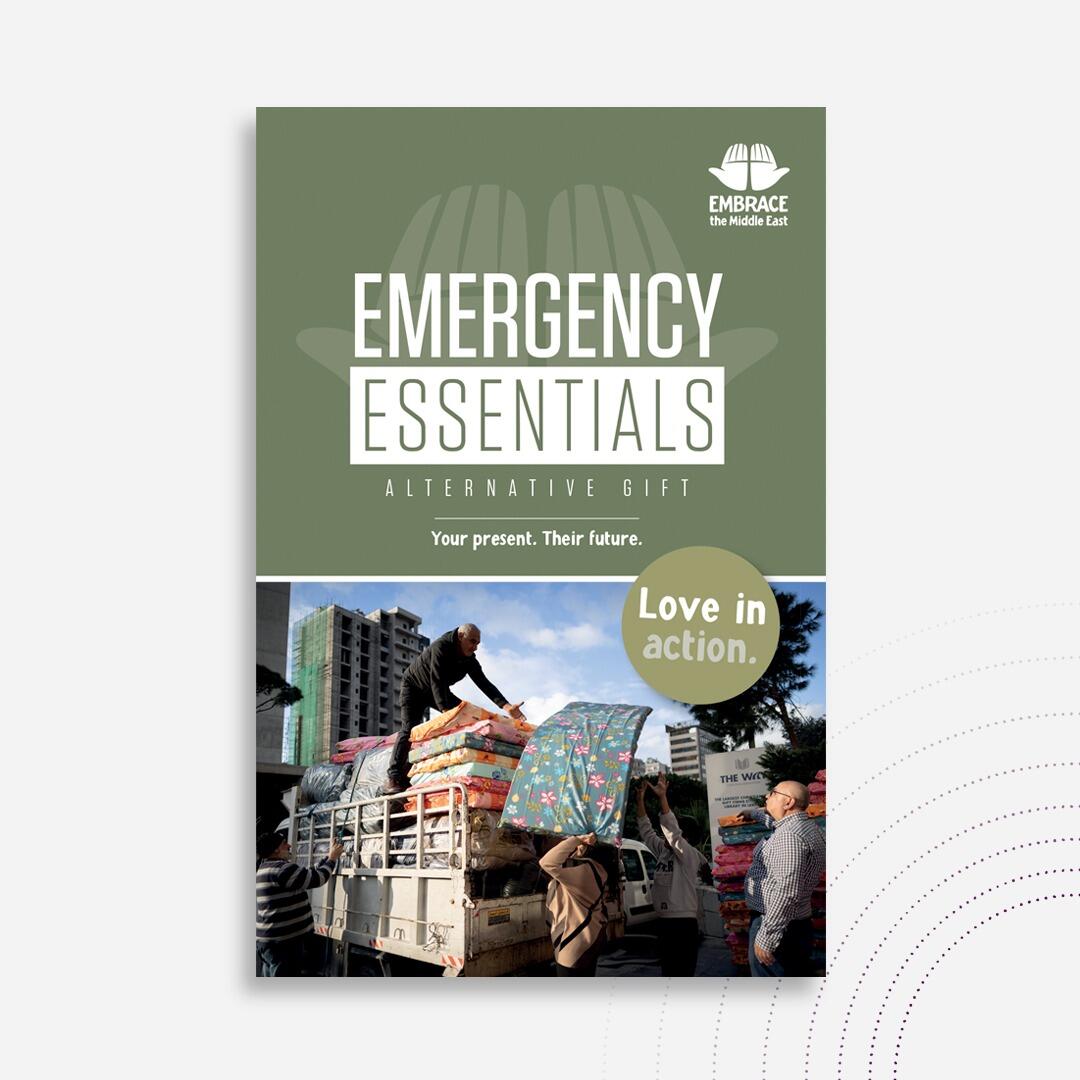 Embrace the Middle East - Alternative Gifts - Emergency Essentials - front cover