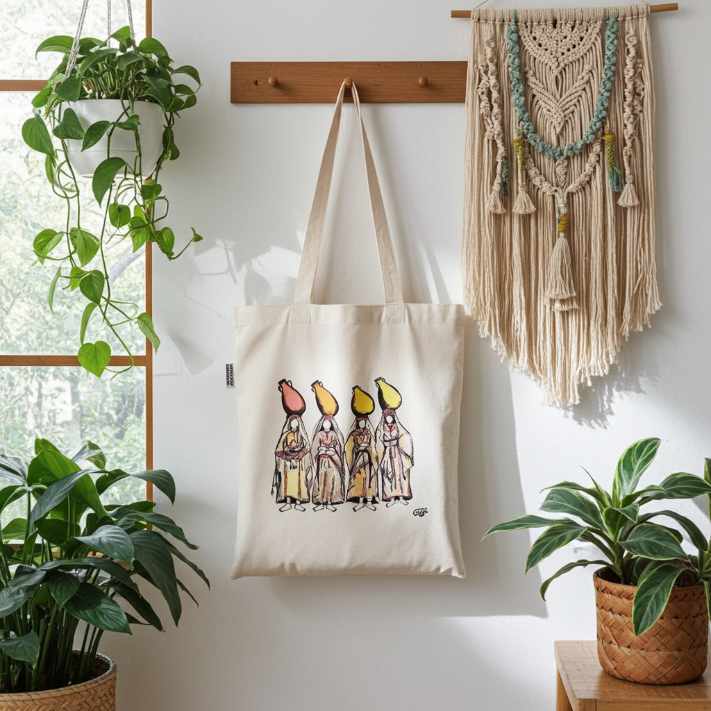 Palestinian Women Tote Bag lifestyle