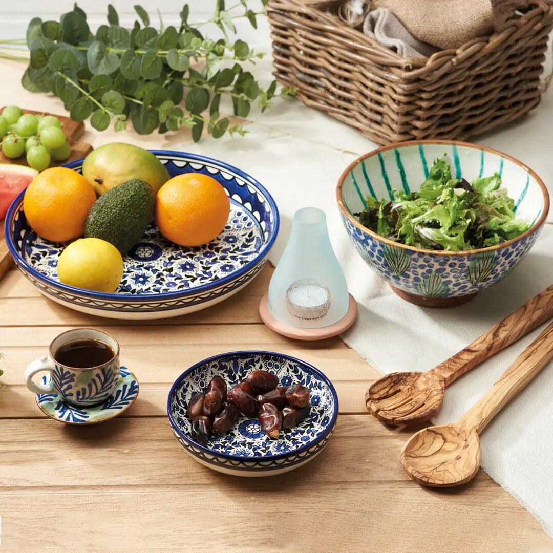 Homeware-Egyptian Handpainted Cup and Saucer-Summer table