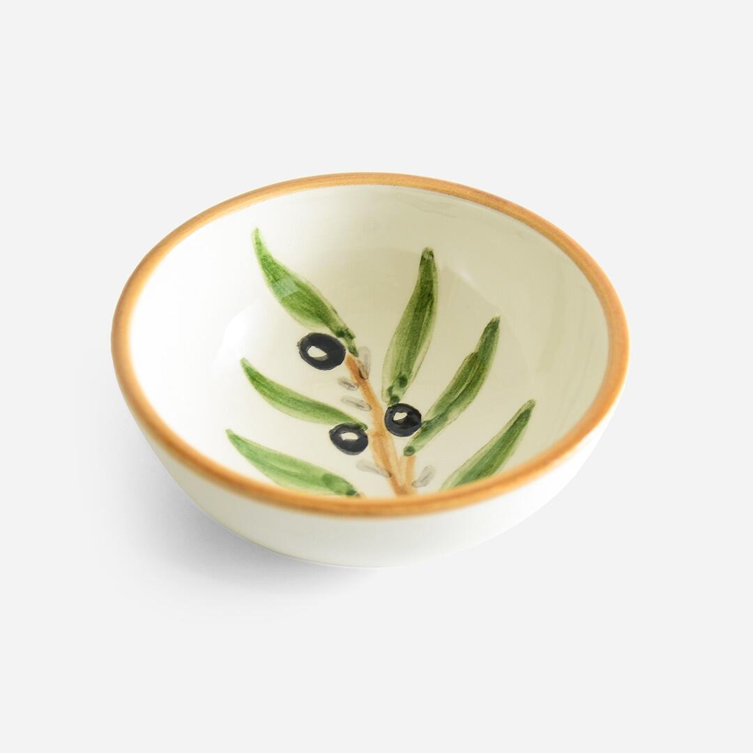 Olive Print Dipping Bowl