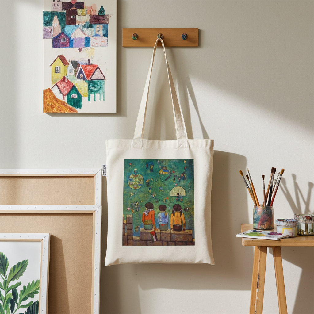 Children of Jerusalem Tote Bag - lifestyle