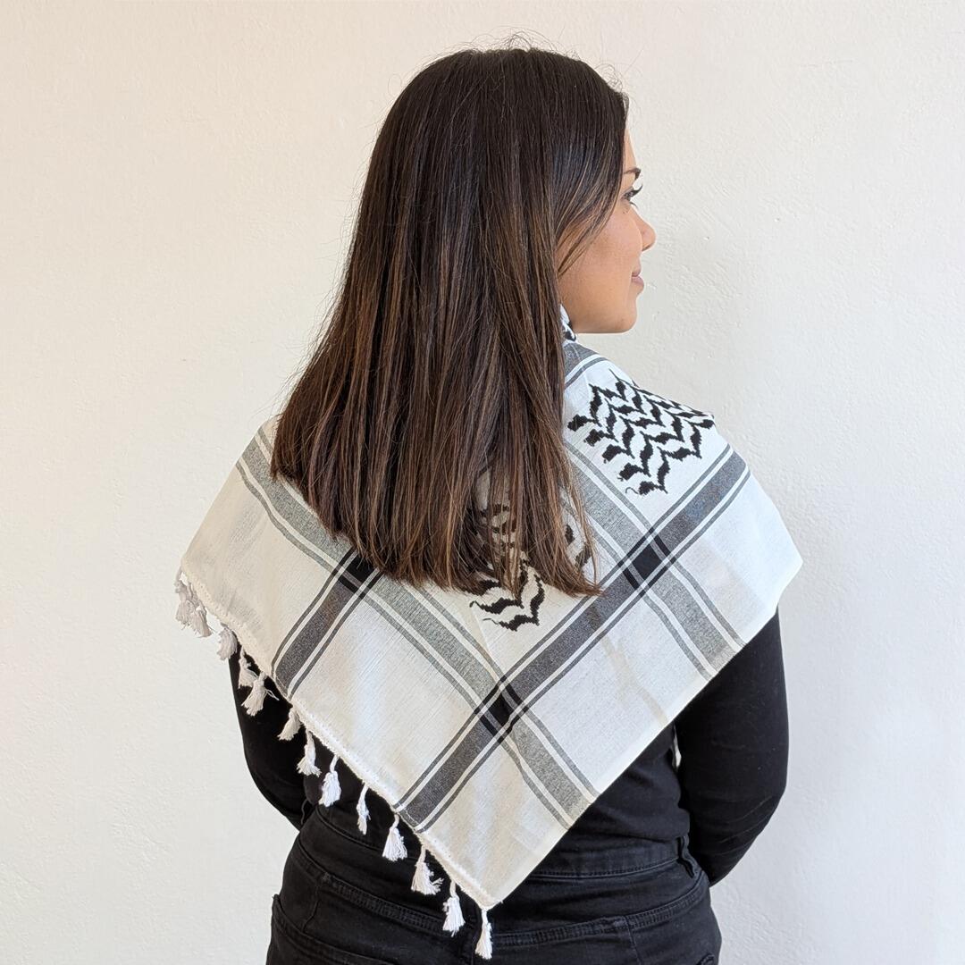 Accessories Palestinian Keffiyeh Scarf - Black & White