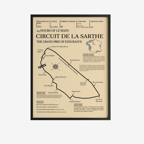 le mans circuit map