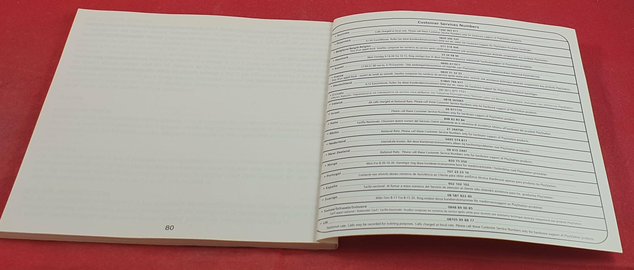 Back Page: Showing excellent condition and no writing in manual.