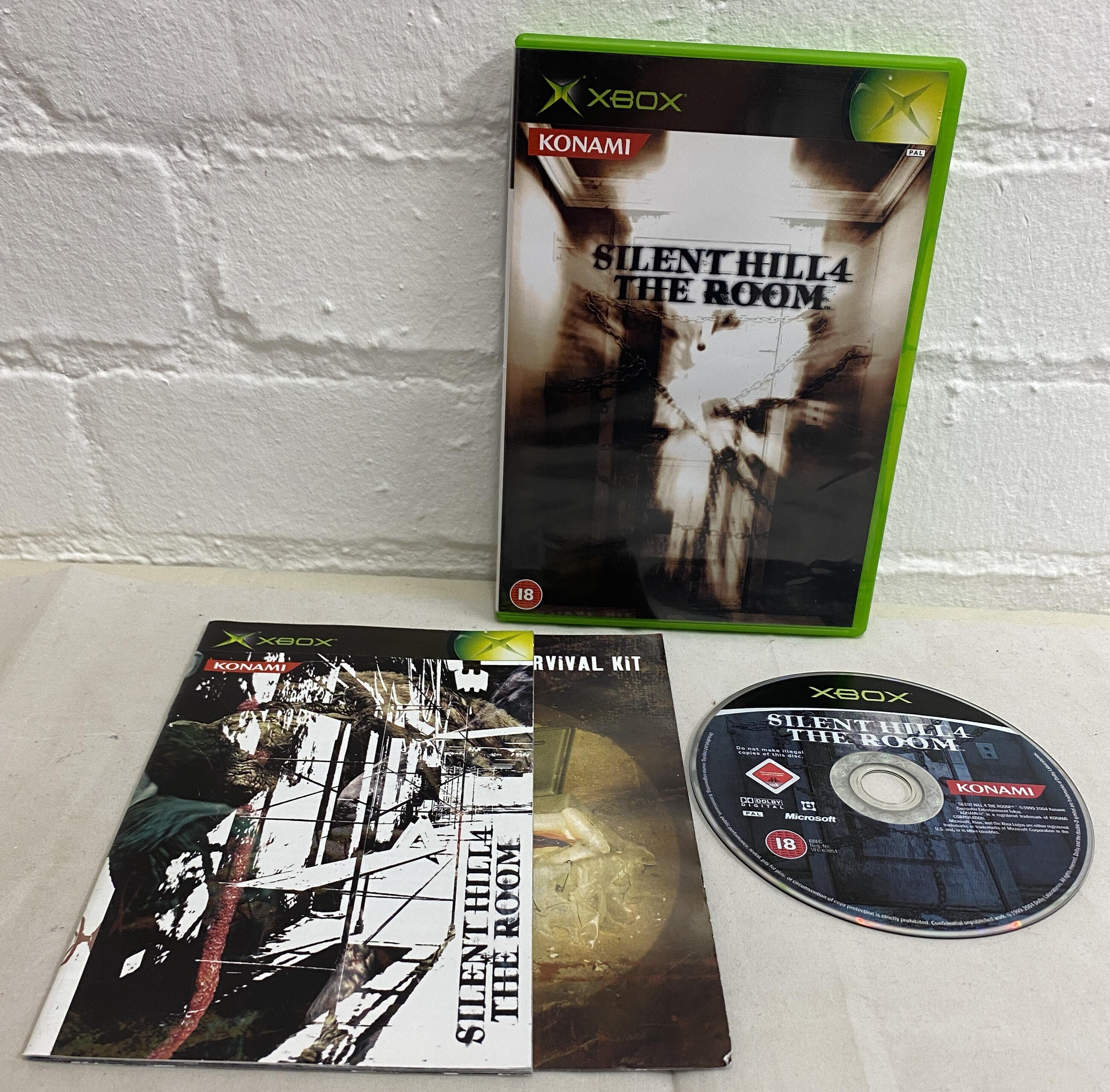 Front cover of Silent Hill 4 The Room for Xbox complete with original case