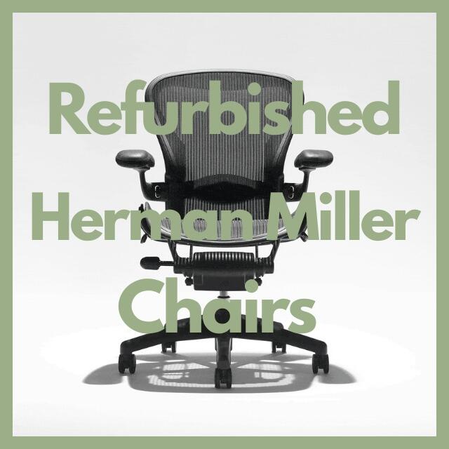 Refurbished Herman Miller ergonomic office chairs available from All About the Office
