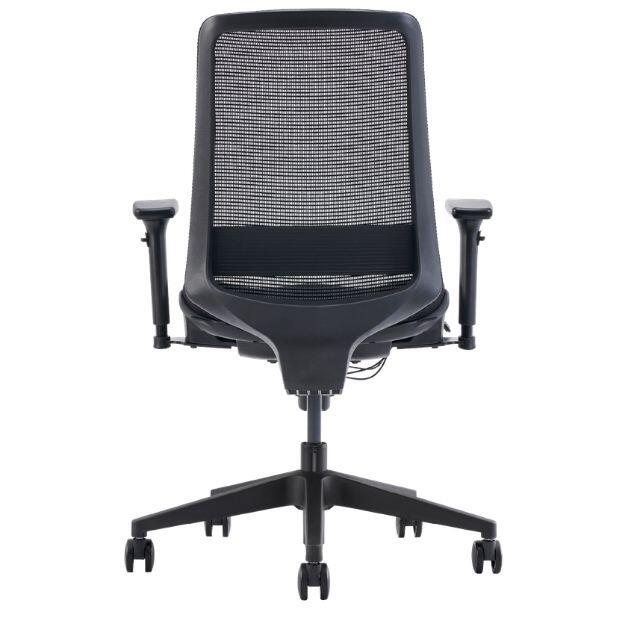C19 ergonomic task chair front view mesh back fabric seat