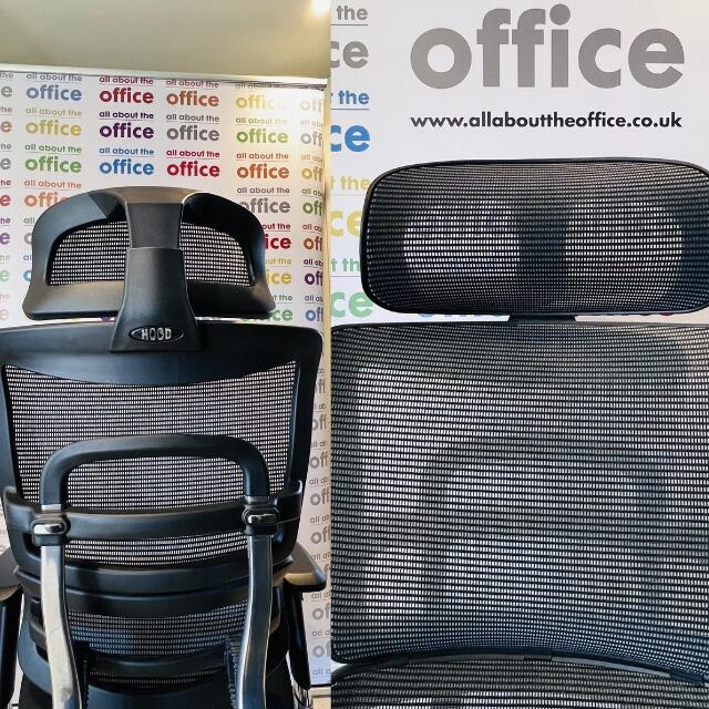 Executive headrest detail on Hood i29 ergonomic chair