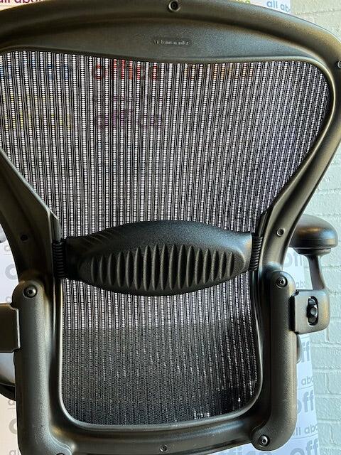 Rear mesh view Aeron Classic Size A Graphite chair