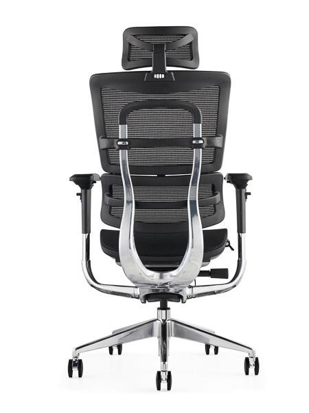 Hood i29 new mesh ergonomic chair back – 24-hour use certified for control rooms and emergency call centres.