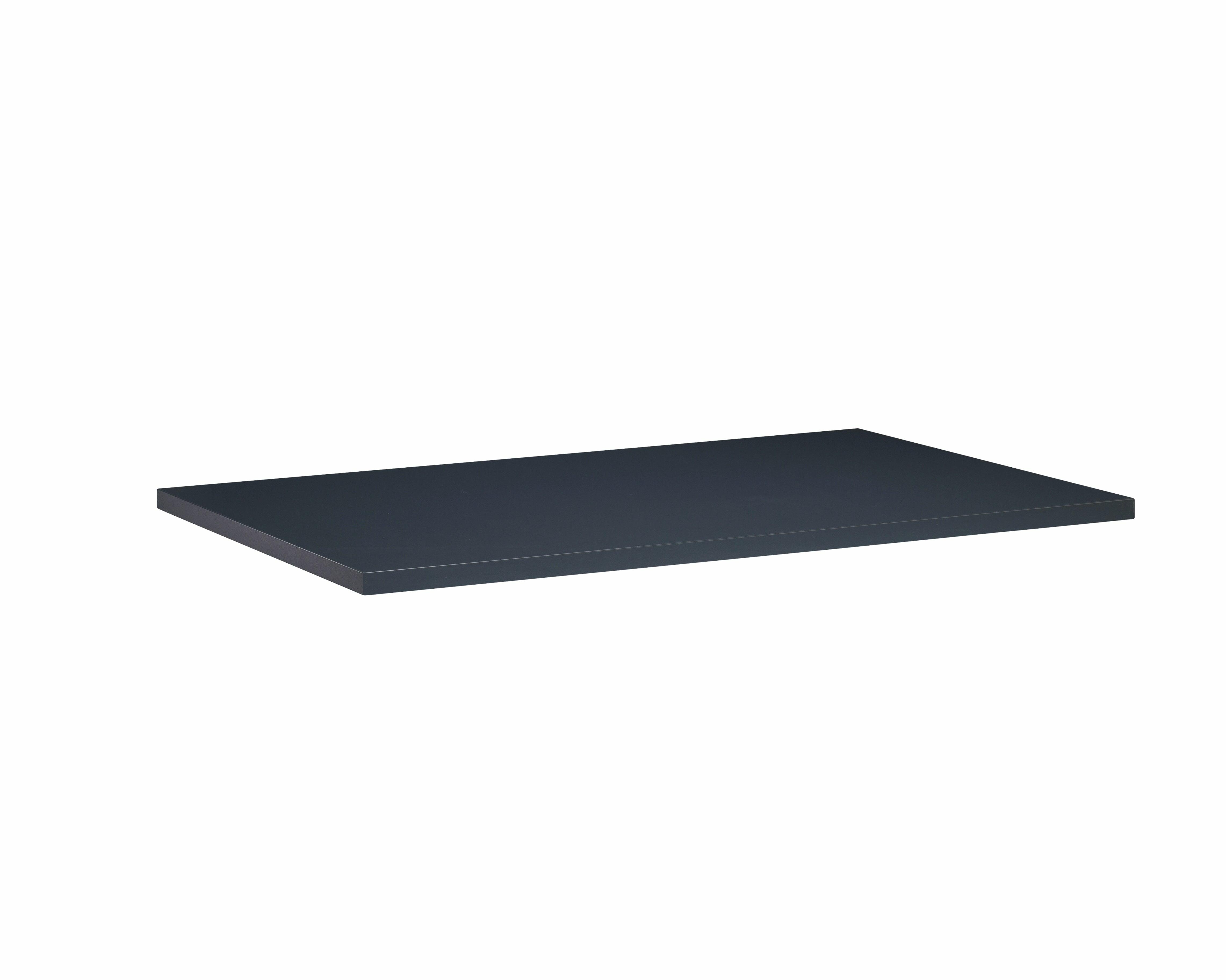 Anthracite MFC desk top 25mm full size view on white background