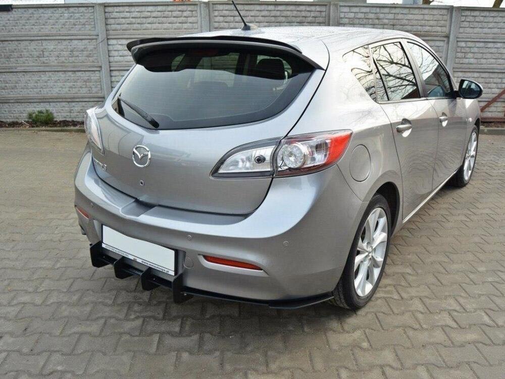 Mazda 3 MK2 Sport (Preface) Rear Diffuser & Rear Side Splitters