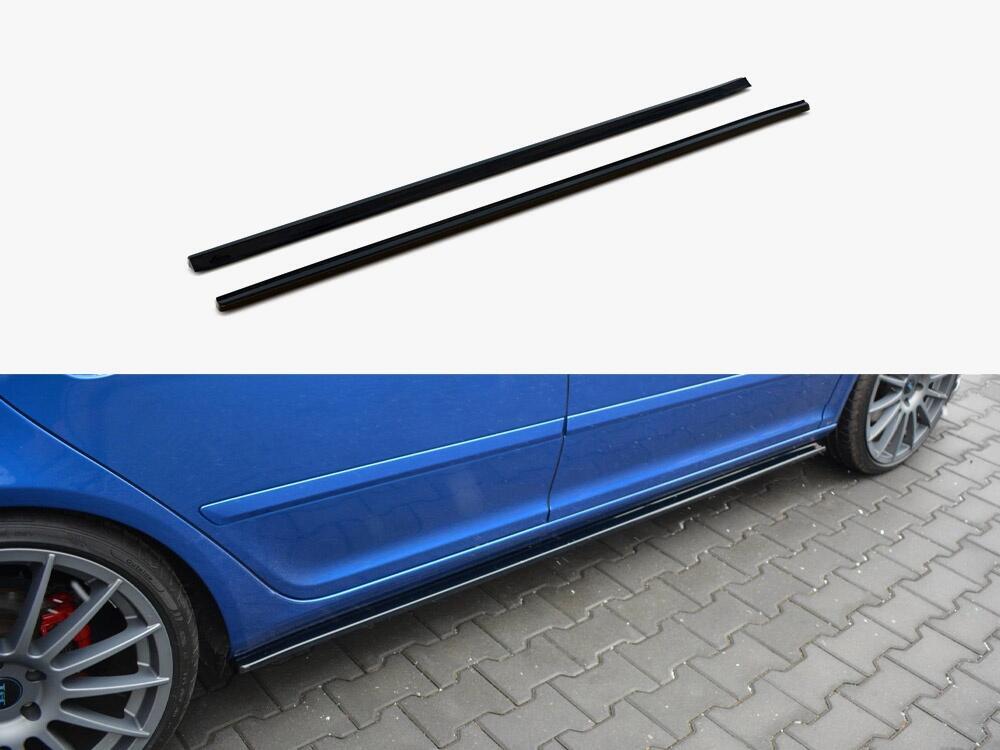 Side Skirts Splitters Skoda Octavia MK2 VRS Facelift (2008-2013)