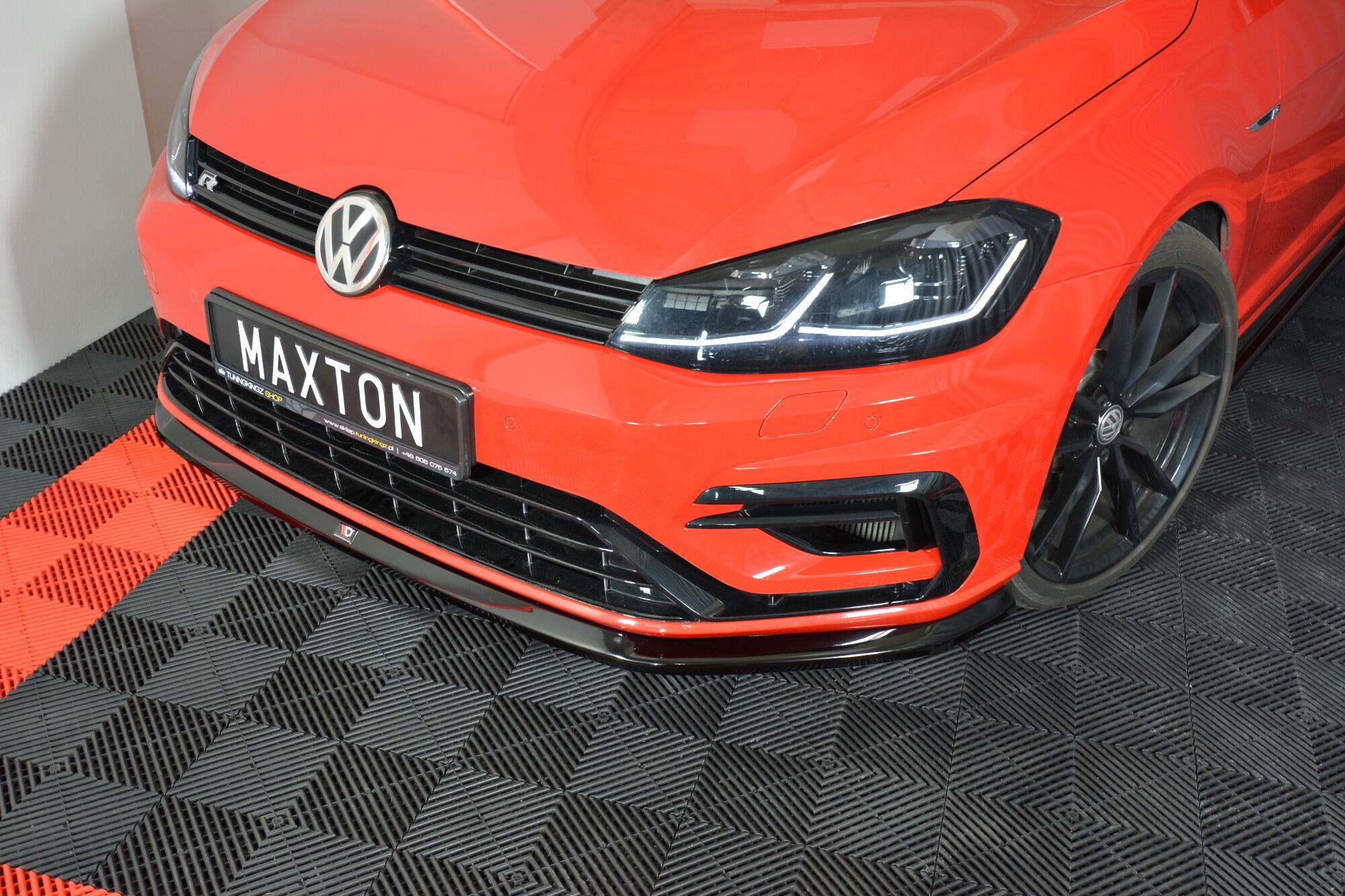 Front Splitter V.6 Volkswagen Golf R / R-Line Mk7 Facelift