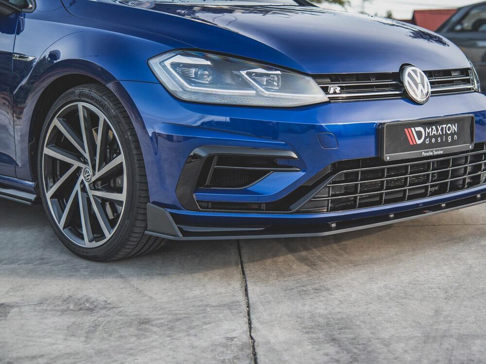 Street PRO Front Splitter V.2 Volkswagen Golf R / R-Line Mk7 Facelift