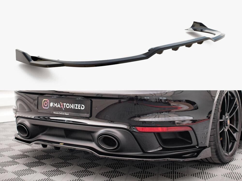 Rear Splitter (Vertical Bars) Porsche 911 Turbo S 992