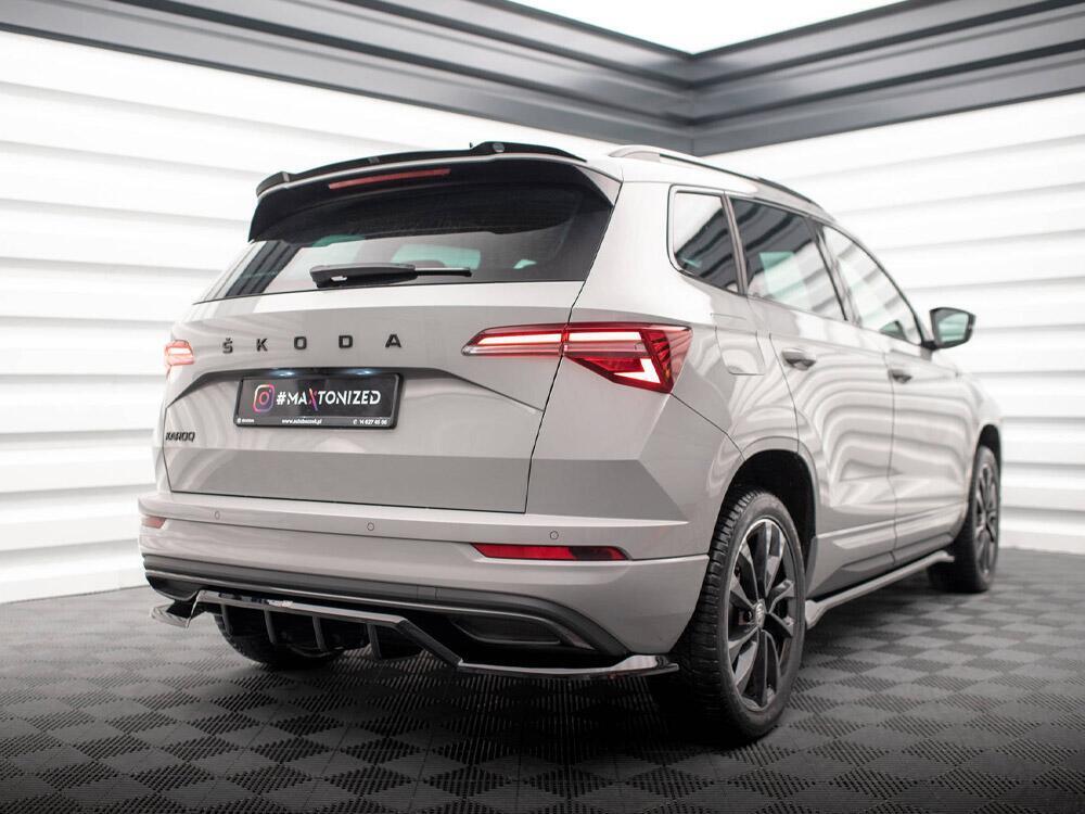 Rear Splitter (Vertical Bars) Skoda Karoq Sportline Mk1 Facelift