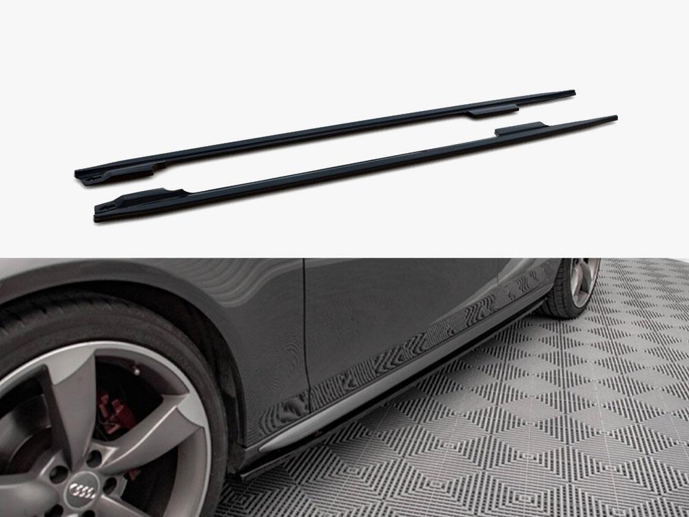 Side Skirts Diffusers V.2 Audi A4 / A4 S-Line / S4 B8