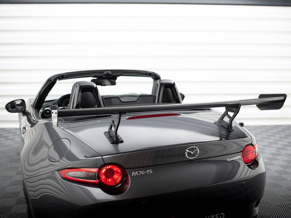 Carbon Spoiler With Internal Brackets Uprights Mazda MX-5 ND (Mk4)