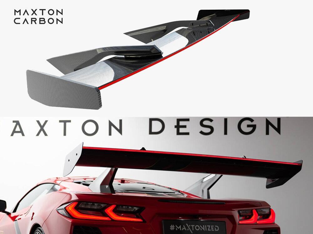 Carbon Spoiler + LED Chevrolet Corvette C8