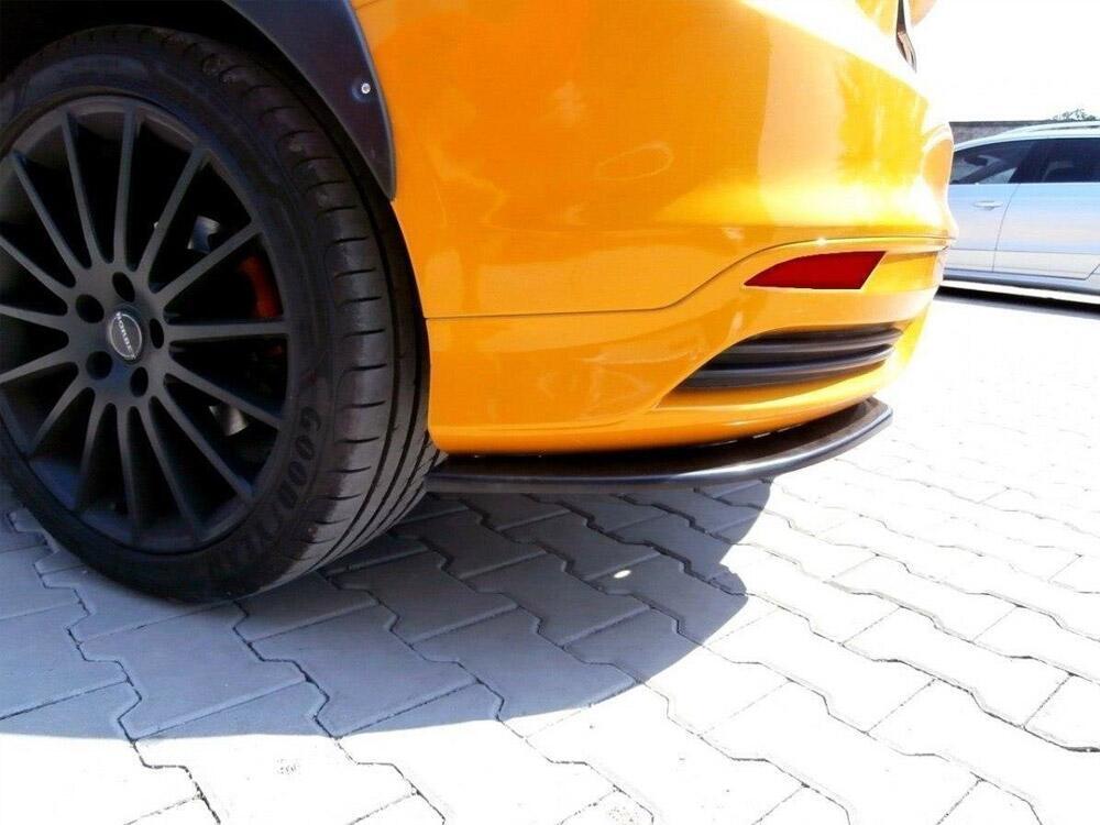 Rear Side Splitters Ford Focus MK3 ST Preface Model - Carbon Look