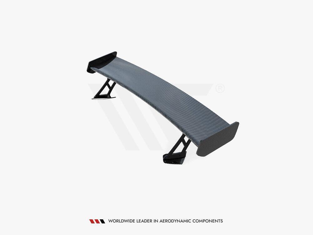 Carbon Spoiler With External Brackets Uprights + LED Toyota GR86