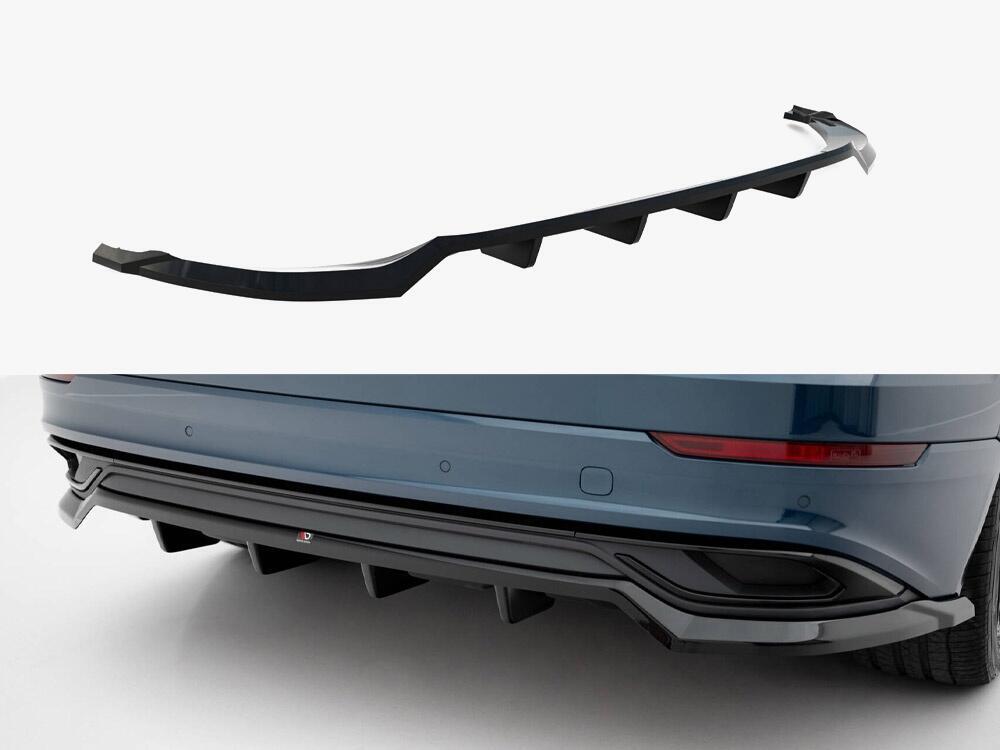 Rear Splitter (Vertical Bars) Audi Q8 Mk1