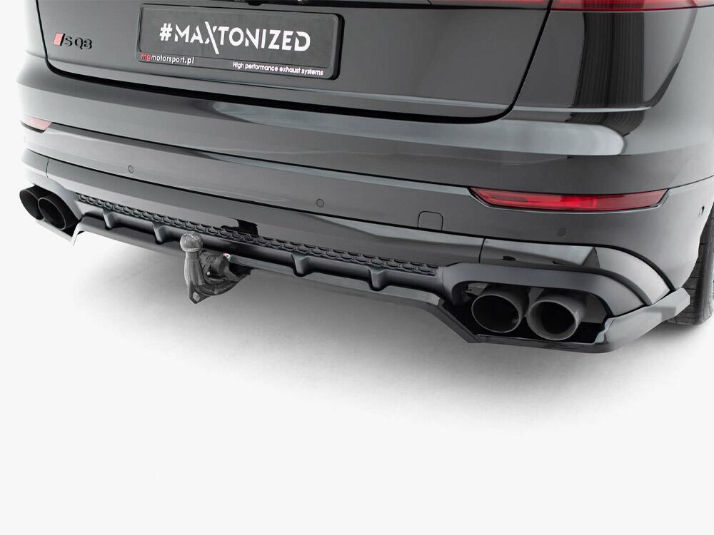 Rear Splitter (Vertical Bars) V.2 Audi SQ8 / Q8 S-Line Mk1 Facelift