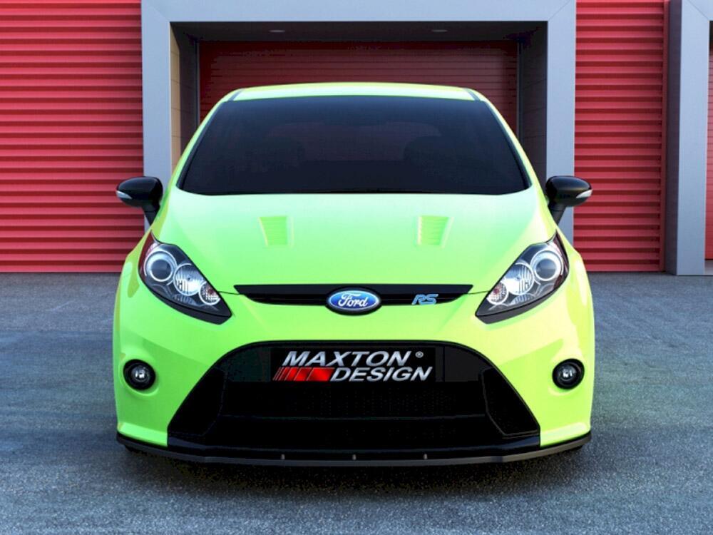 Front Splitter Ford Fiesta MK7 (For RS Look Bumper) - Carbon Look
