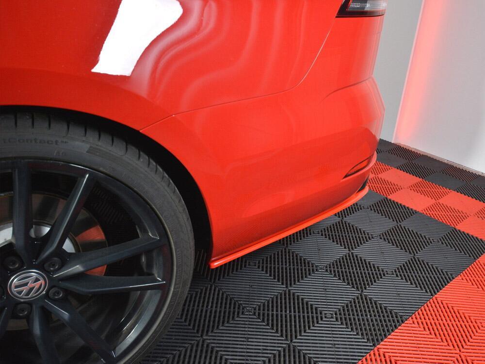 Rear Side Splitters V.2 VW Golf 7 R Variant Facelift - Textured