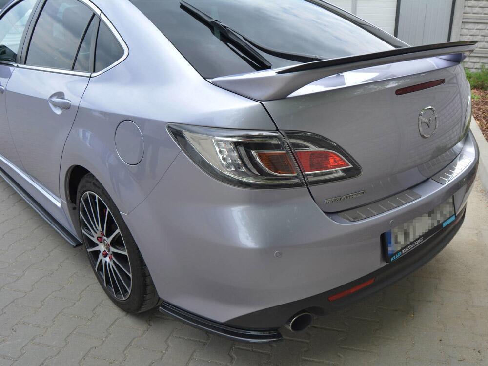 Spoiler Extension CAP Mazda 6 MK2 Sport Hatch (Gh-series) Pre-facelift (2008-2010) - Carbon Look