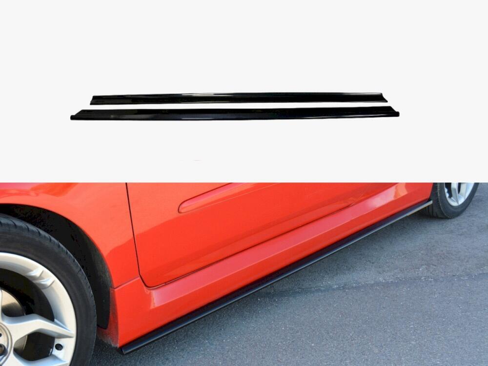 Side Skirts Diffusers Fiat Stilo Schumacher Version - Carbon Look
