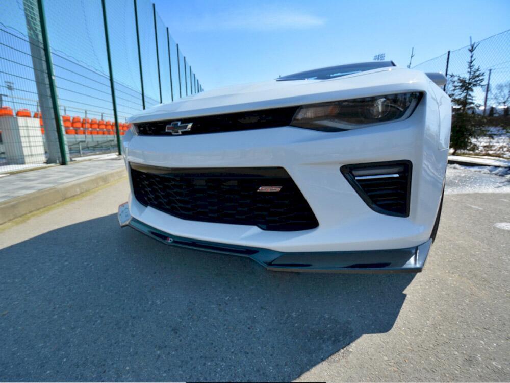 Front Splitter V.1 Chevrolet Camaro 6TH-GEN. Phase-i 2SS Coupe (2016-18) - Carbon Look