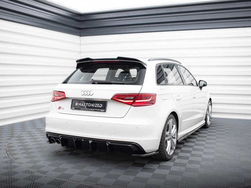 Rear Valance Audi A3 S-Line Sportback 8V (Version with dual exhausts tips on one side)