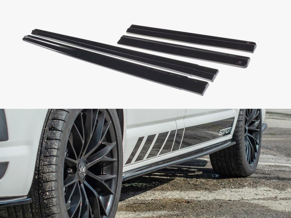 Side Skirts Diffusers VW T6 - Carbon Look