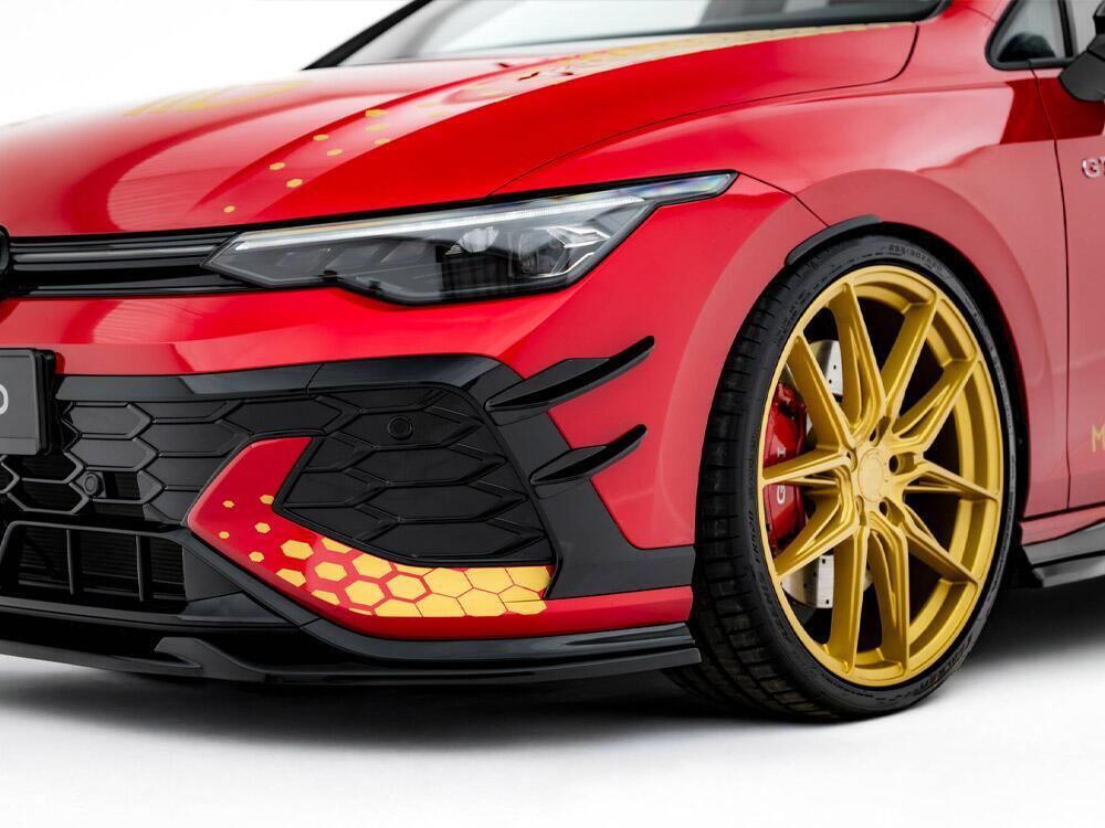Front Bumper Wings (Canards) Volkswagen Golf GTI Clubsport Mk8 Facelift