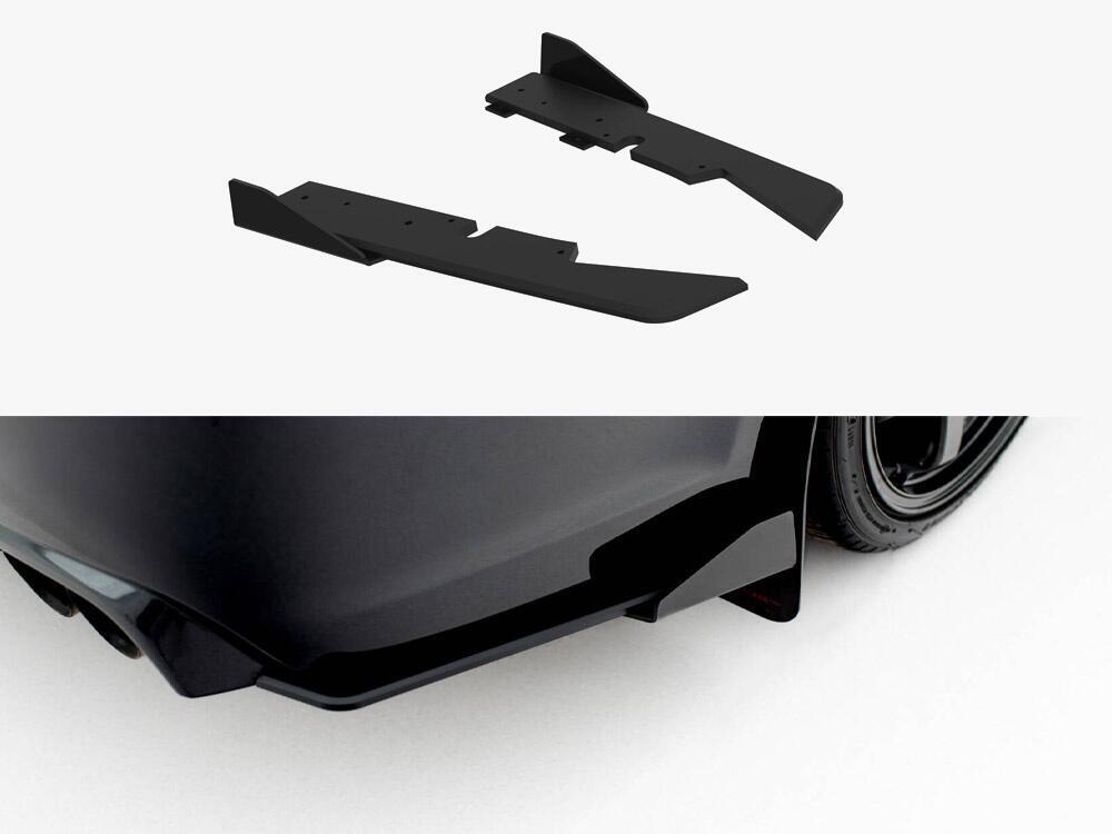 Street PRO Rear Side Splitters + Flaps Subaru Impreza WRX STI Mk3 Facelift