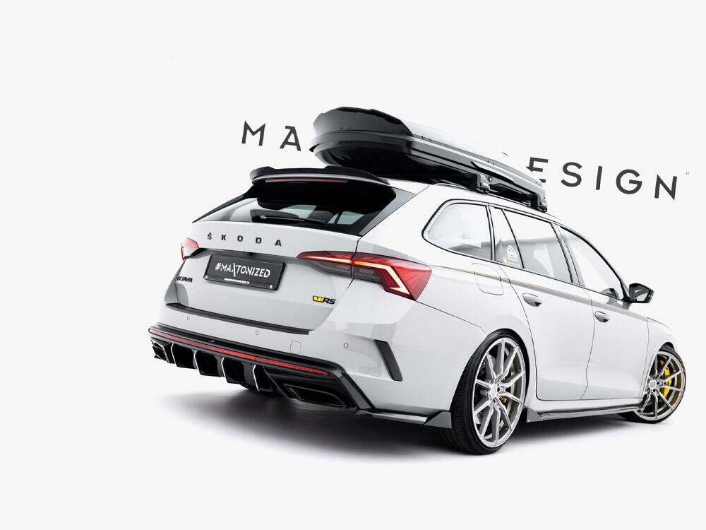 Rear Side Splitters V.8 Skoda Octavia RS Liftback / Estate Mk4