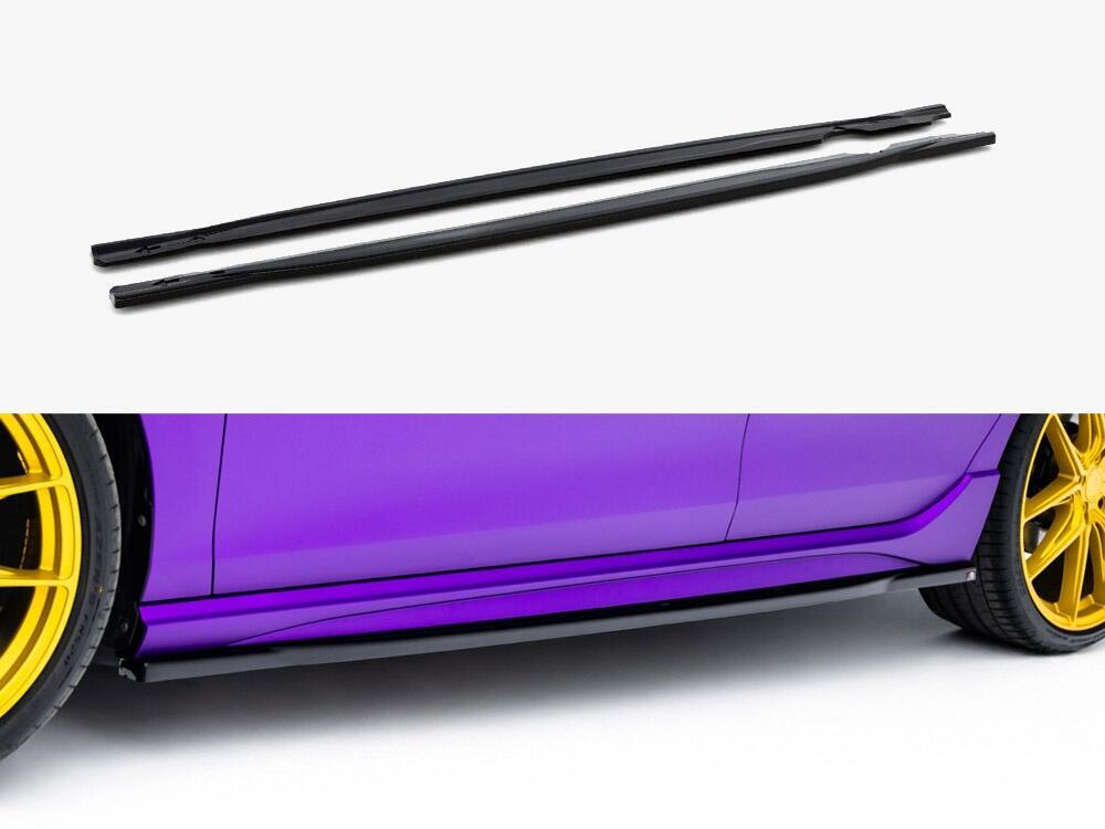 Side Skirts Diffusers V.1 Volkswagen Golf R Mk8 Facelift