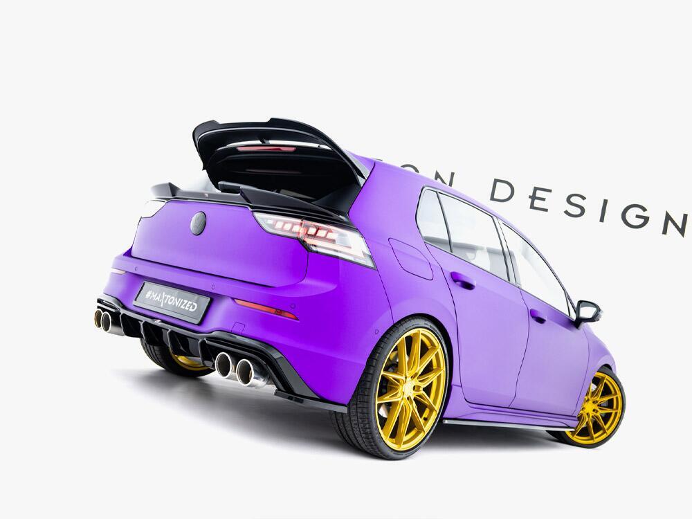 Lower Spoiler CAP 3D Volkswagen Golf R Mk8 Facelift
