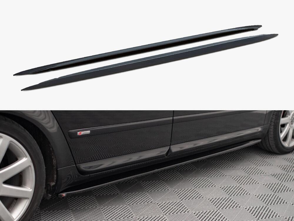 Side Skirts Diffusers V.1 Audi S4 / A4 / A4 S-Line B6 / B7