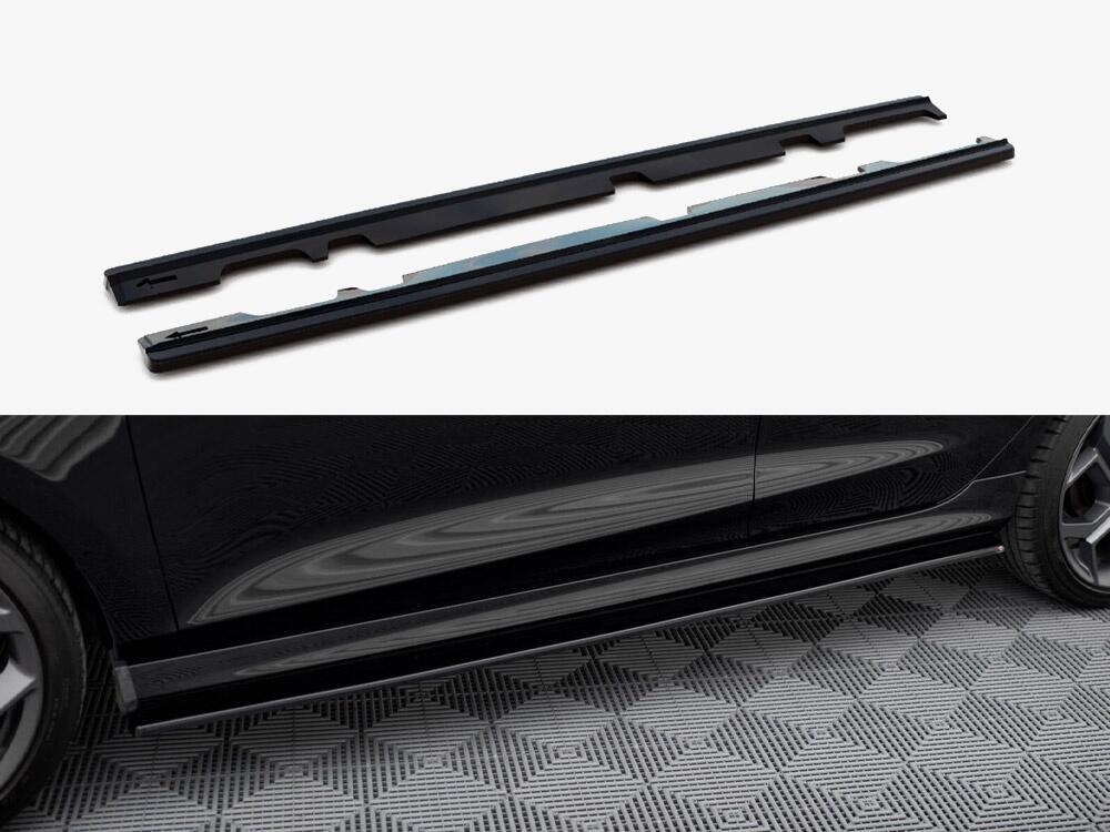 Side Skirts Diffusers V.1 Ford Fiesta Mk8 ST / ST-Line