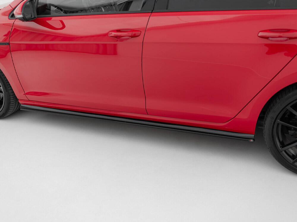 Side Skirts Diffusers V.2 Volkswagen Golf R / R-Line Mk7 Facelift