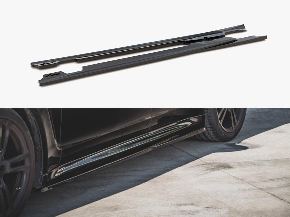 Side Skirts Diffusers V1 Porsche Panamera Turbo 970 Facelift (2013-2016)